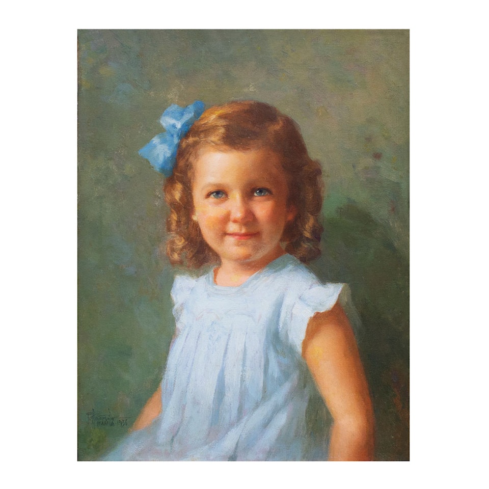 Portrait of a Girl by Fernando Amorsolo