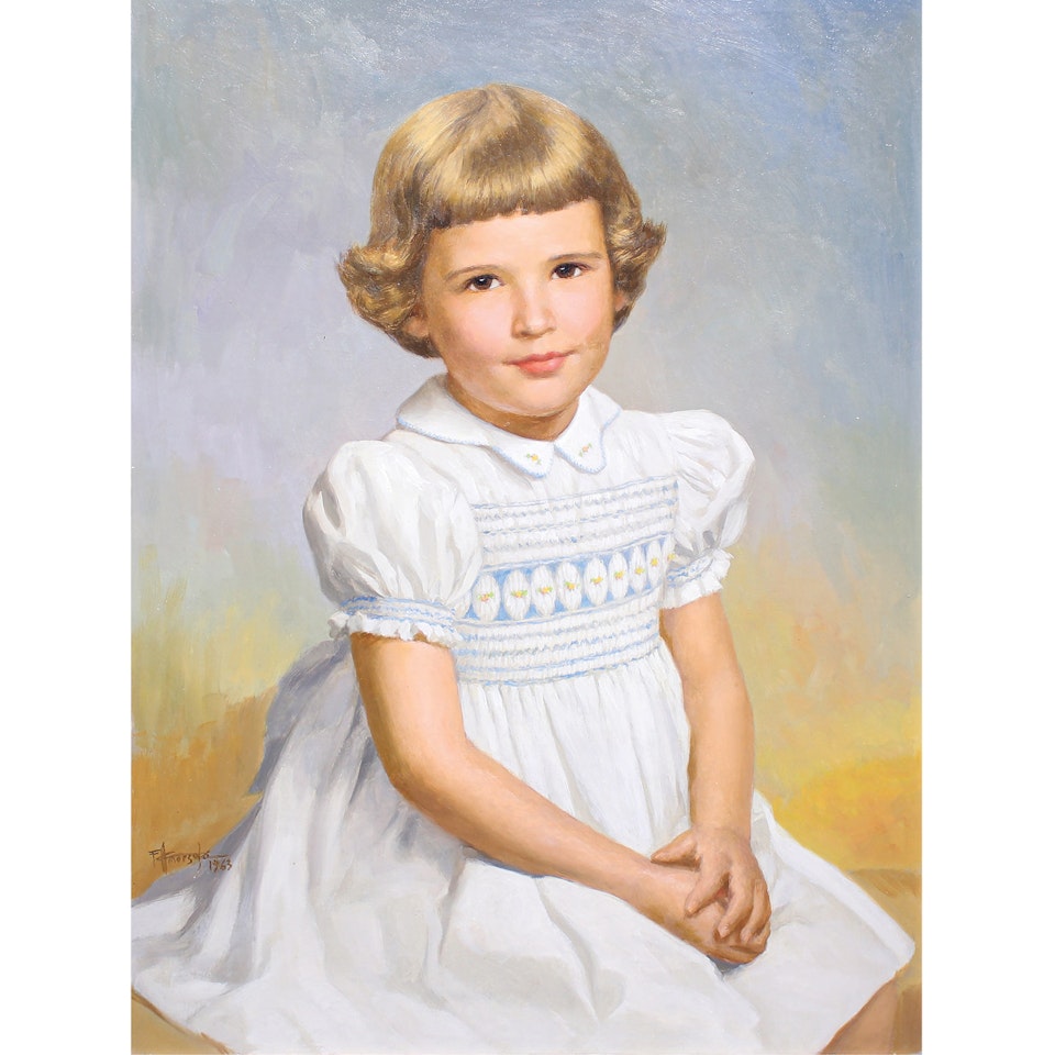 Portrait of a Girl by Fernando Amorsolo