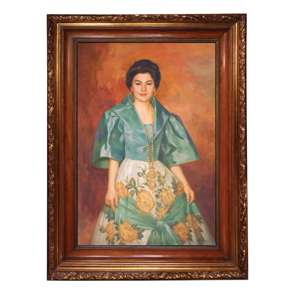 Portrait of a Woman by Fernando Amorsolo