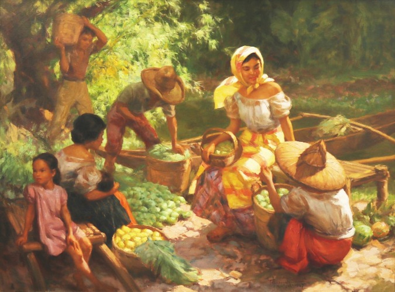 Under the Mango Tree by Fernando Amorsolo