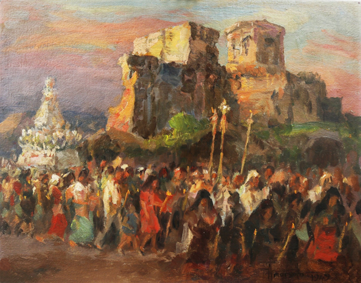 Procession by Fernando Amorsolo