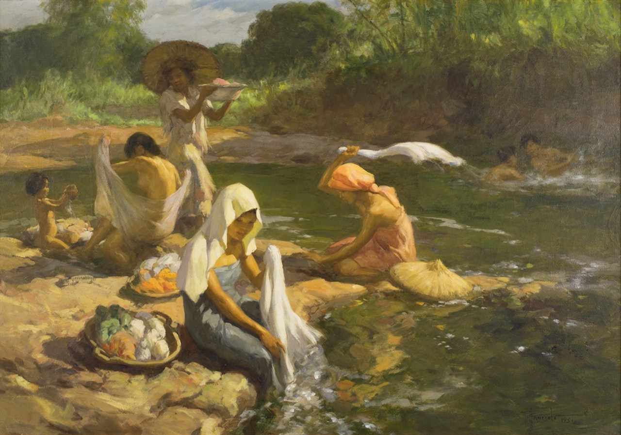 Lavanderas by Fernando Amorsolo