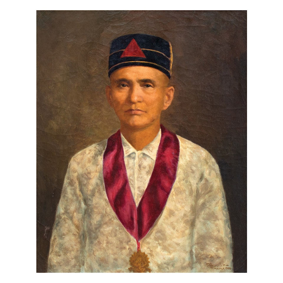 Portrait of Agapito Castro in Masonic Attire by Fernando Amorsolo