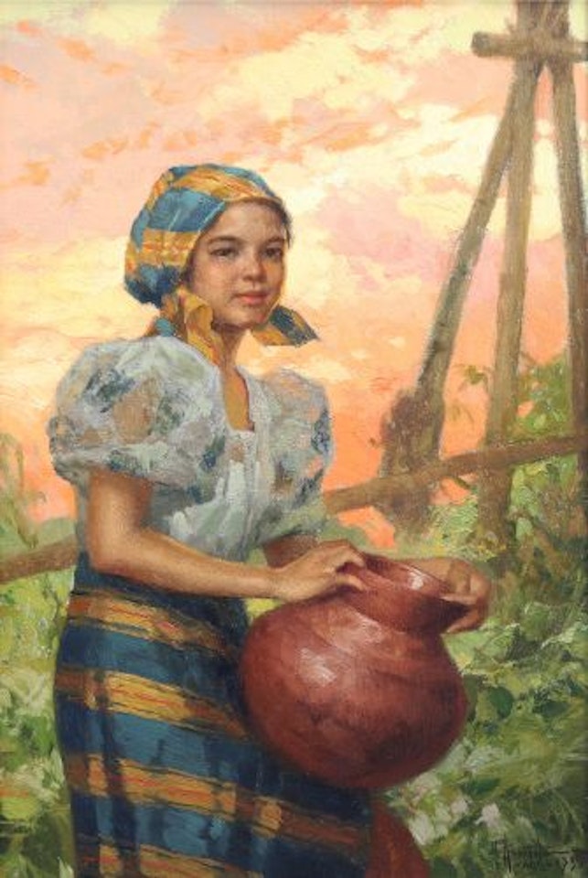 Water Carrier by Fernando Amorsolo