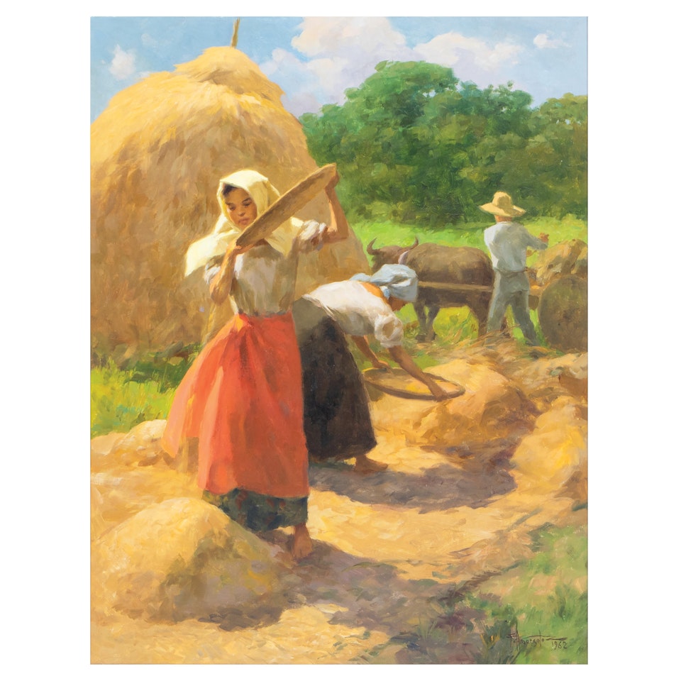 Harvest by Fernando Amorsolo