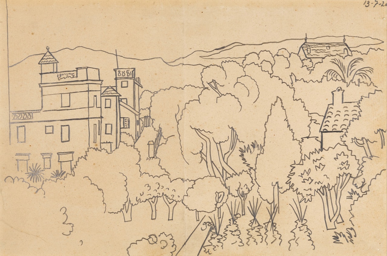 PAYSAGE DE JUAN-LES-PINS by Pablo Picasso