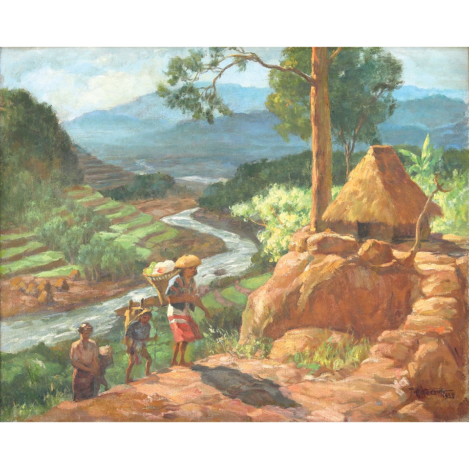 Rice Terraces by Fernando Amorsolo