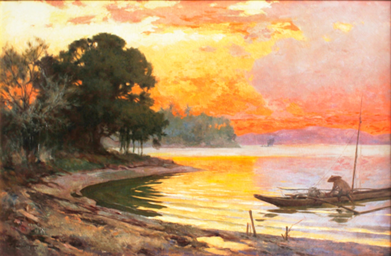 Manila Bay Sunset by Fernando Amorsolo