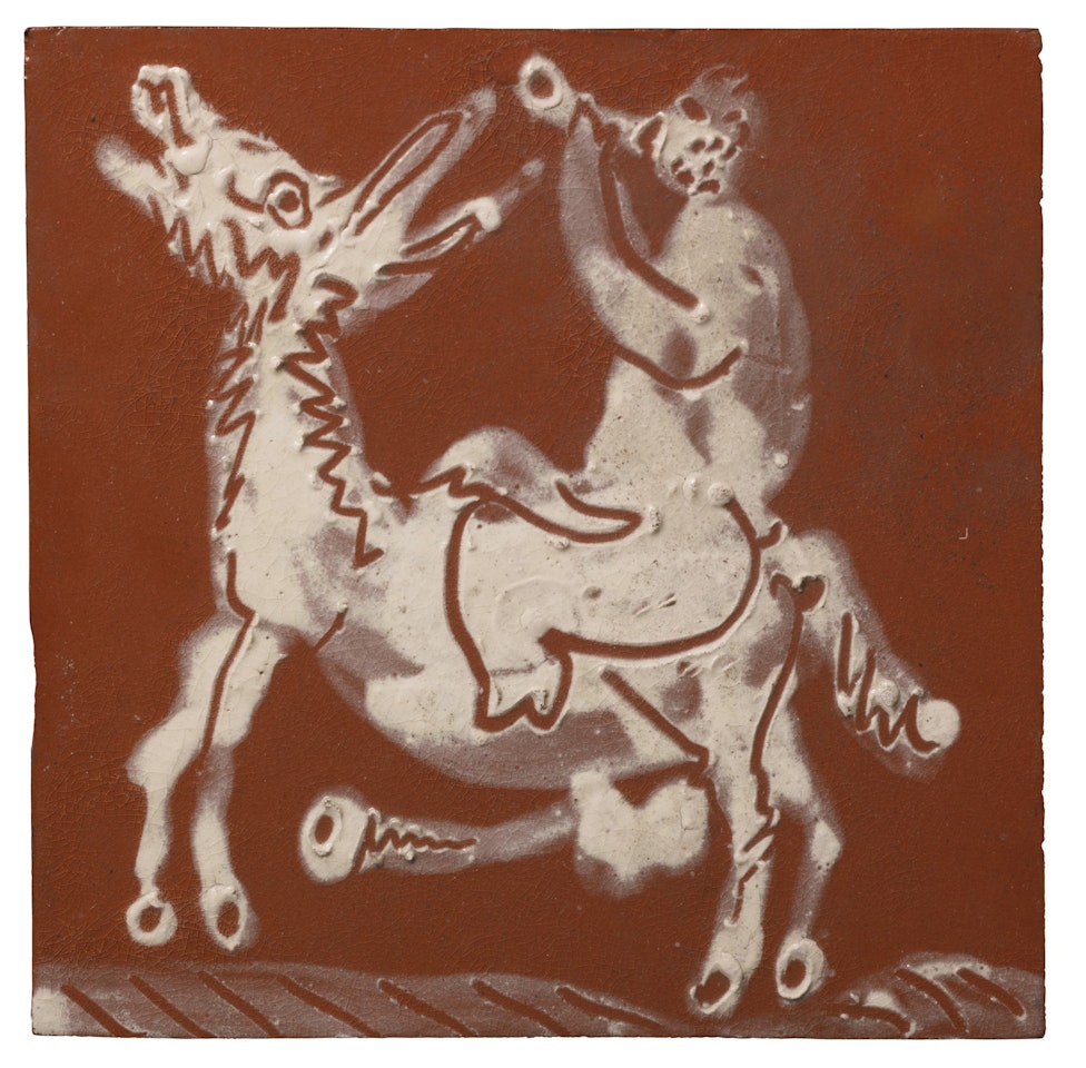 ÂNE ET MUSICIEN by Pablo Picasso