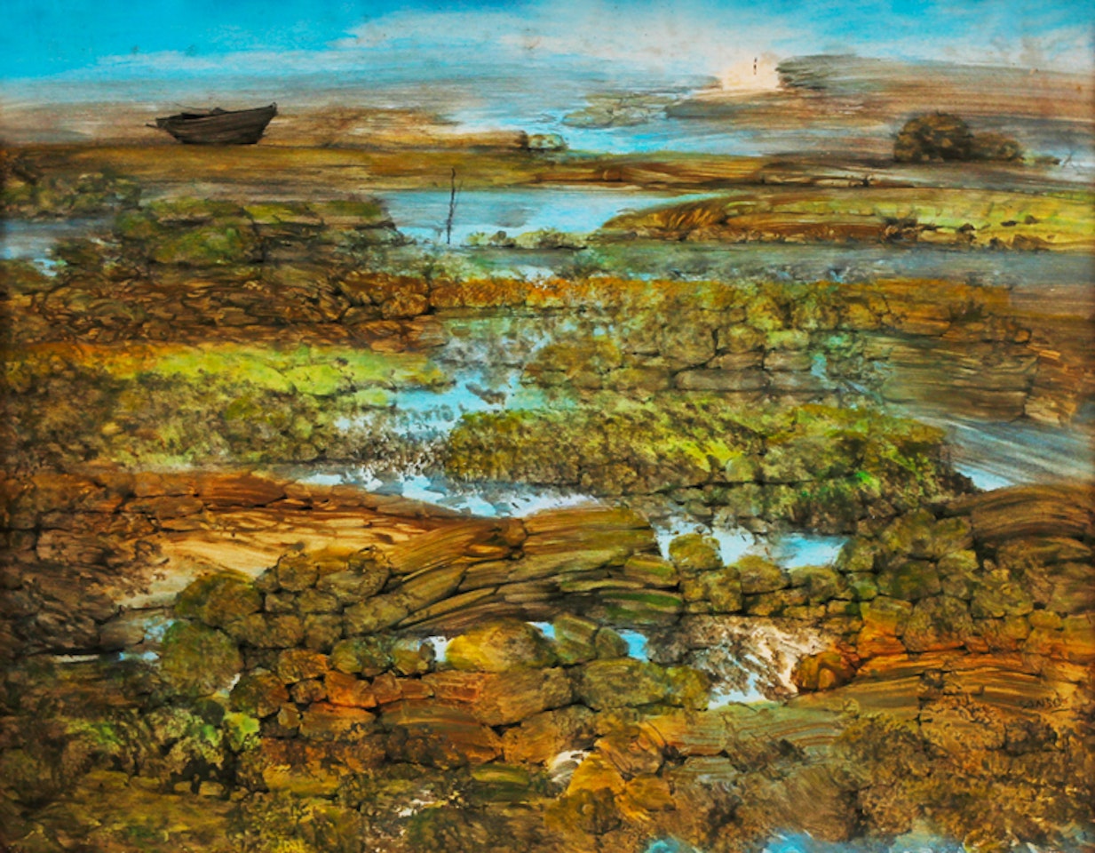 Landscape by Juvenal Sanso