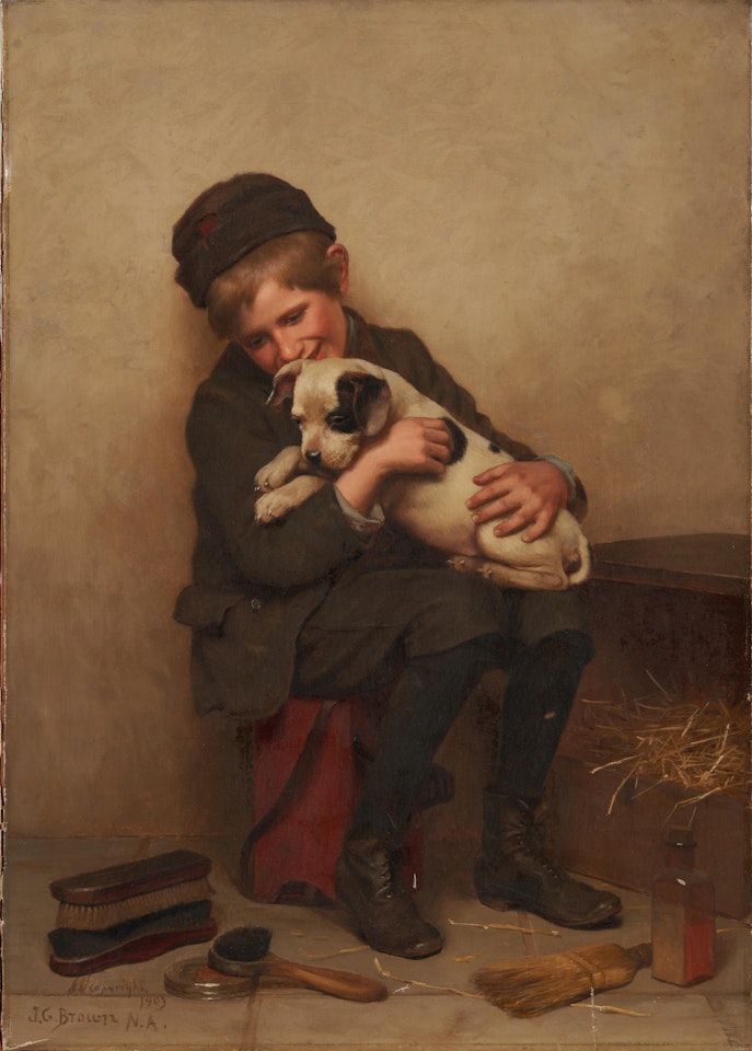 The Shoe-Shine Boy by John George Brown