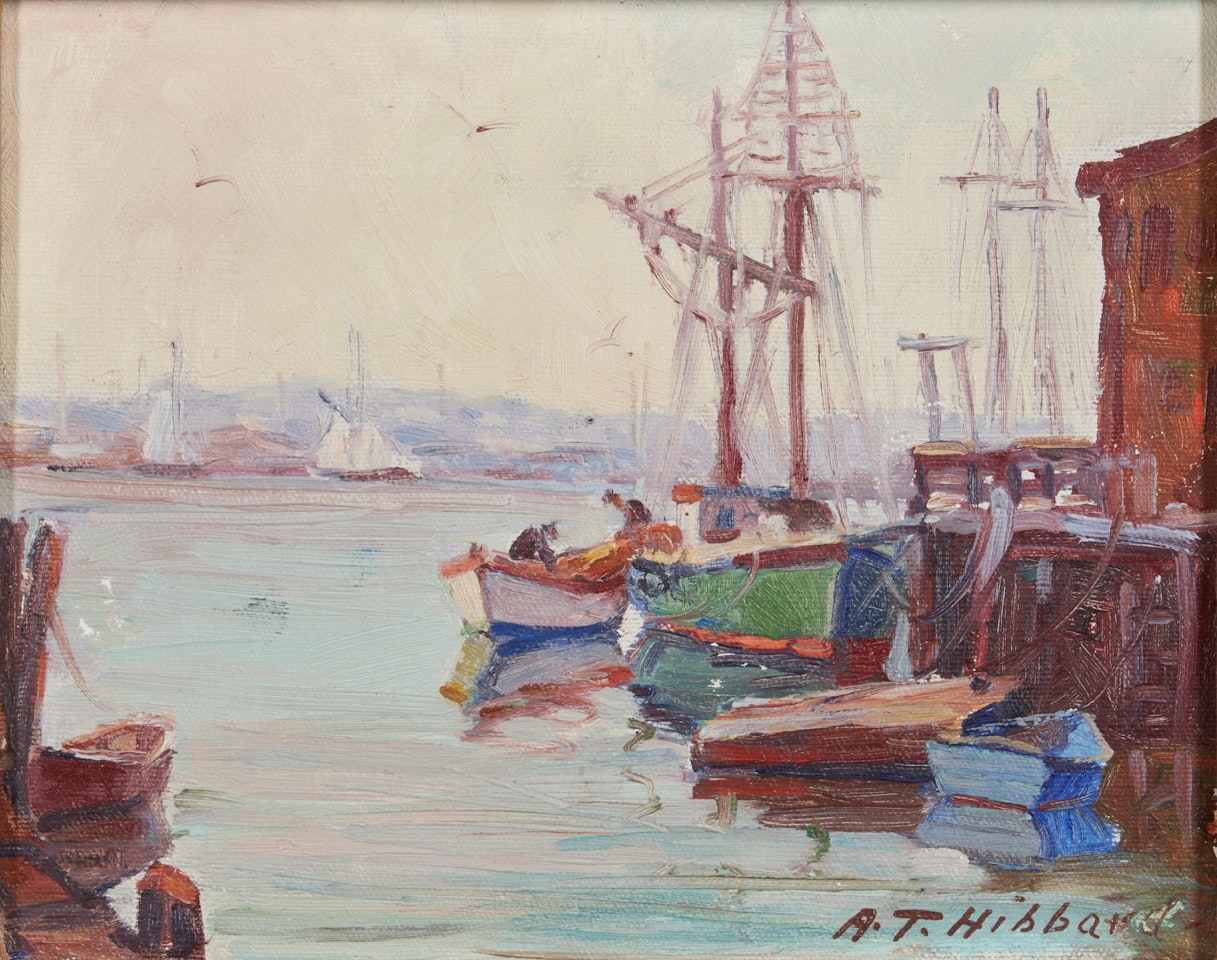 Cape Ann Harbor by Aldro Thompson Hibbard