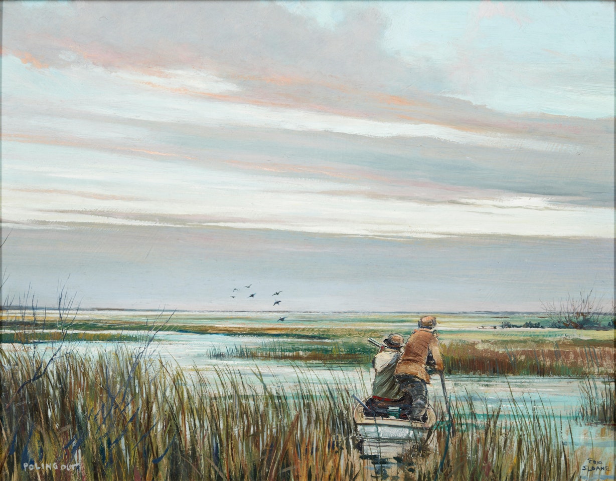 Poling Out by Eric Sloane