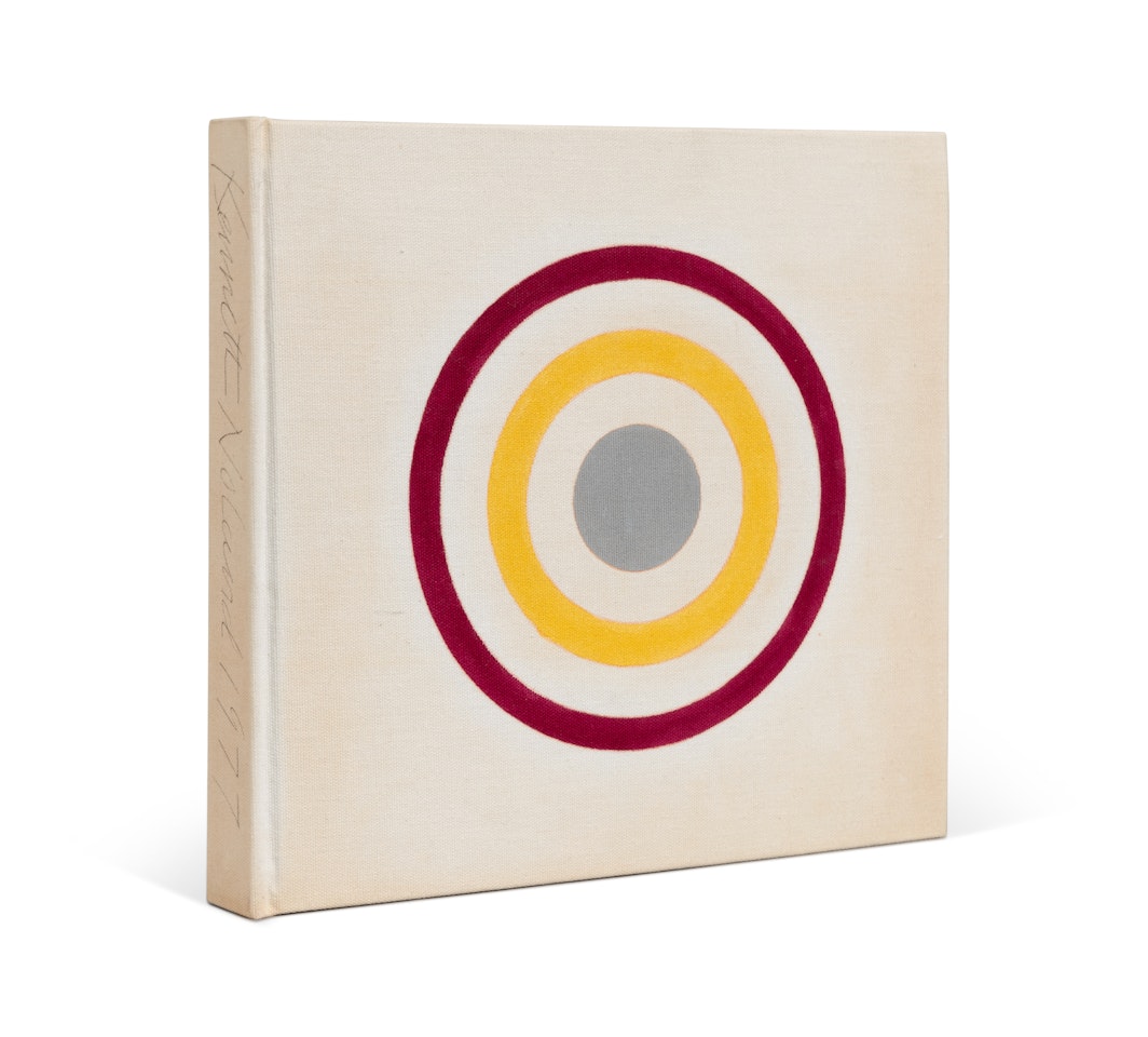 Painted Book Cover by Kenneth Noland