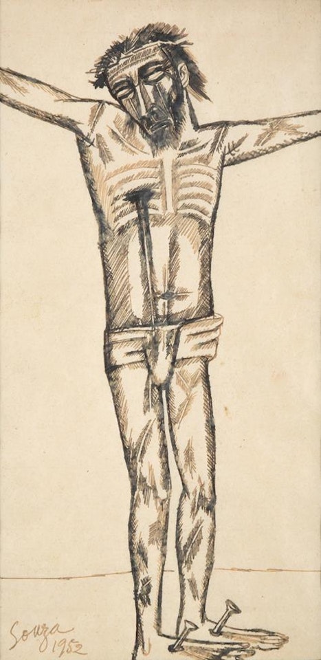 "Crucifixion of Christ" by Francis Newton Souza