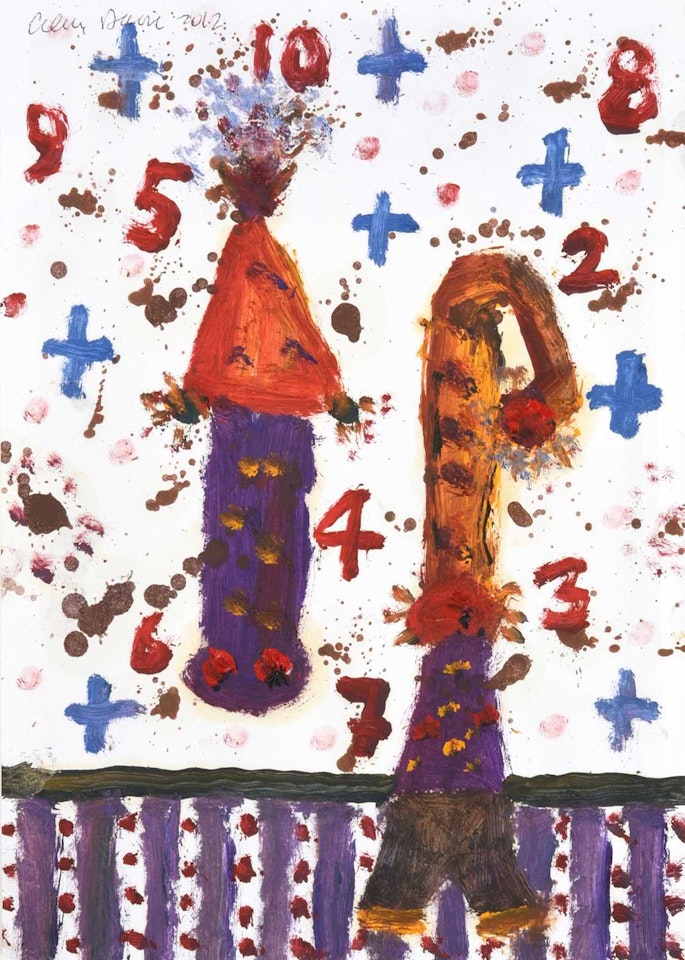 "Let us Play a Game with Numbers" by Alan Davie