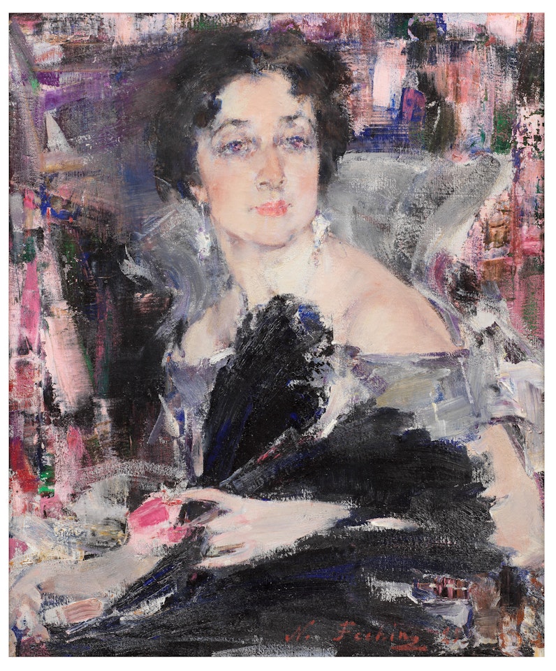 Portrait of Mademoiselle Ducter by Nicolai Fechin