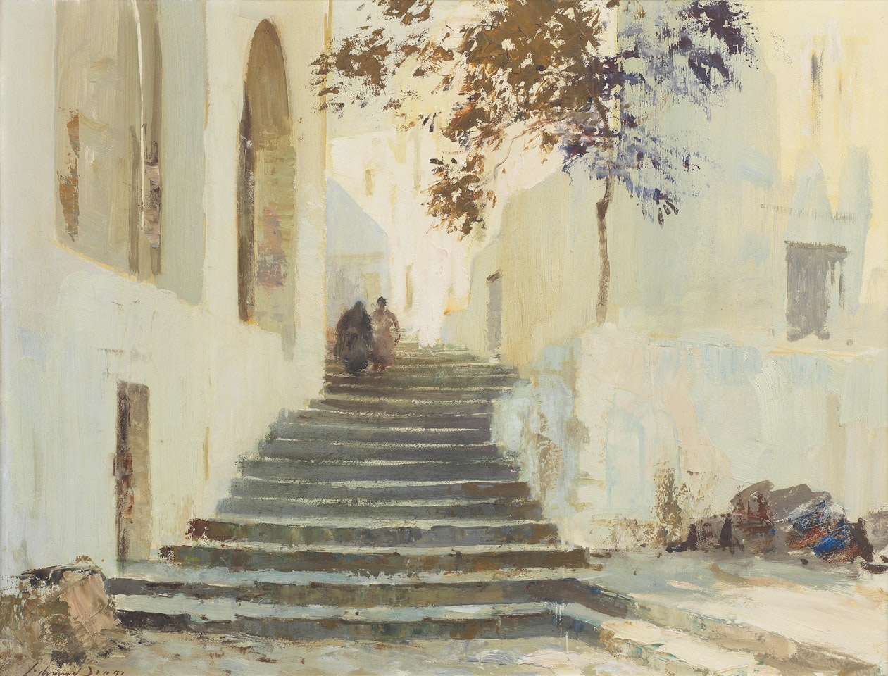 Morning sunlight, Ponza by Edward Seago