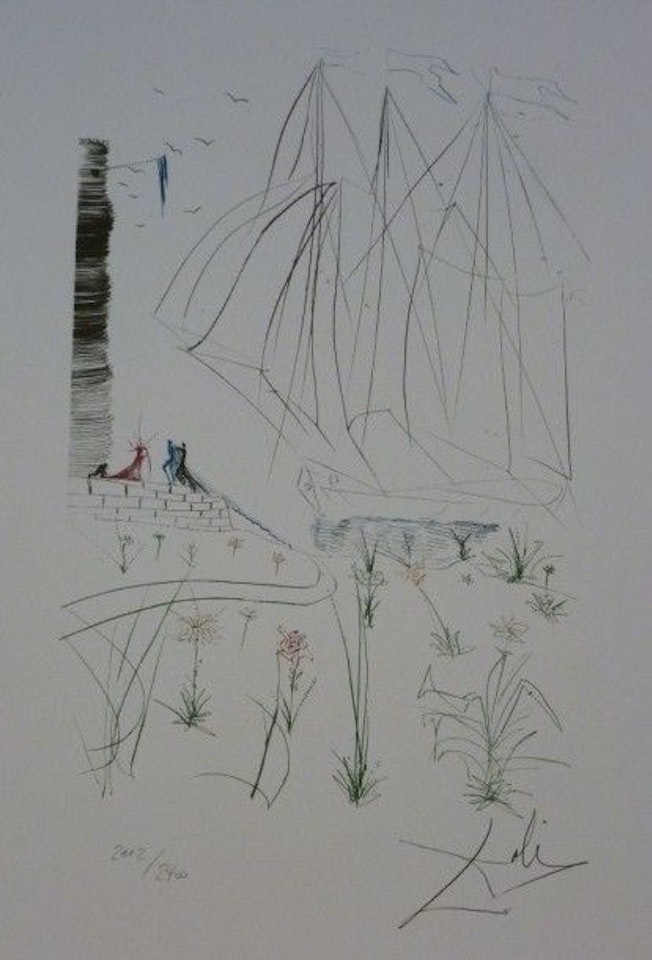 "Tristan 6" by Salvador Dali