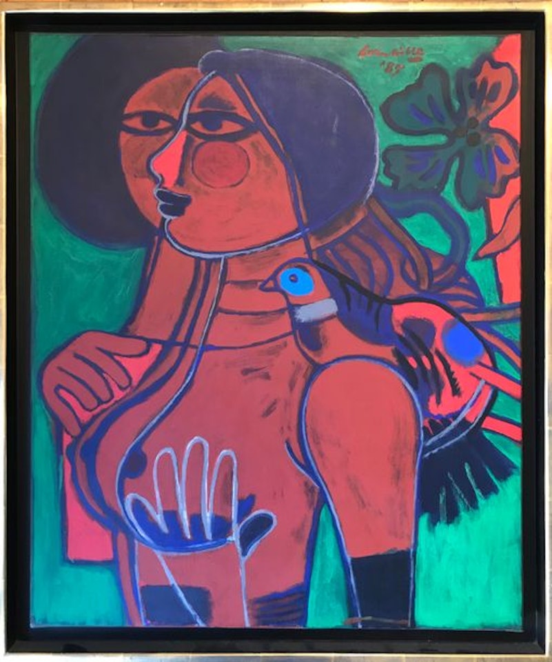 She has the serenity of the bird by Corneille