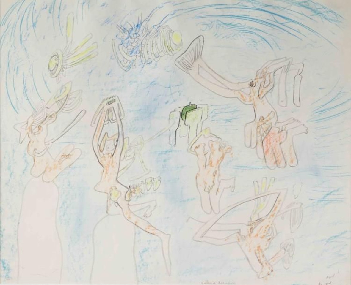 Salen a desnudare by Roberto Matta