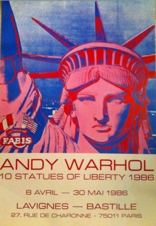 "110 Statues of Liberty" by Andy Warhol