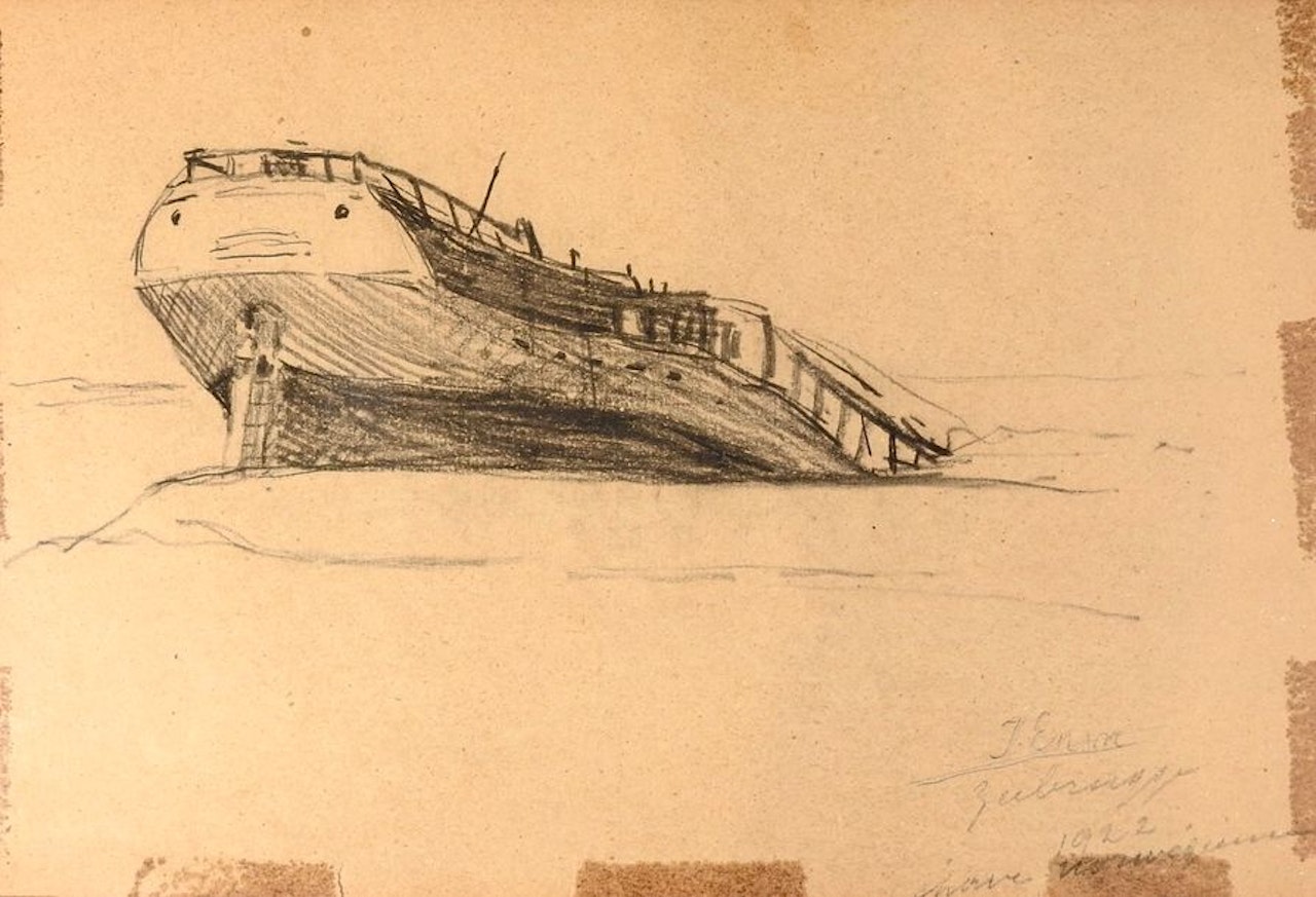 Norwegian Wreck by James Ensor