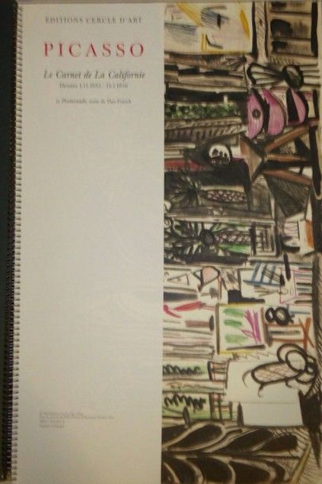 "California Notebook" by Pablo Picasso
