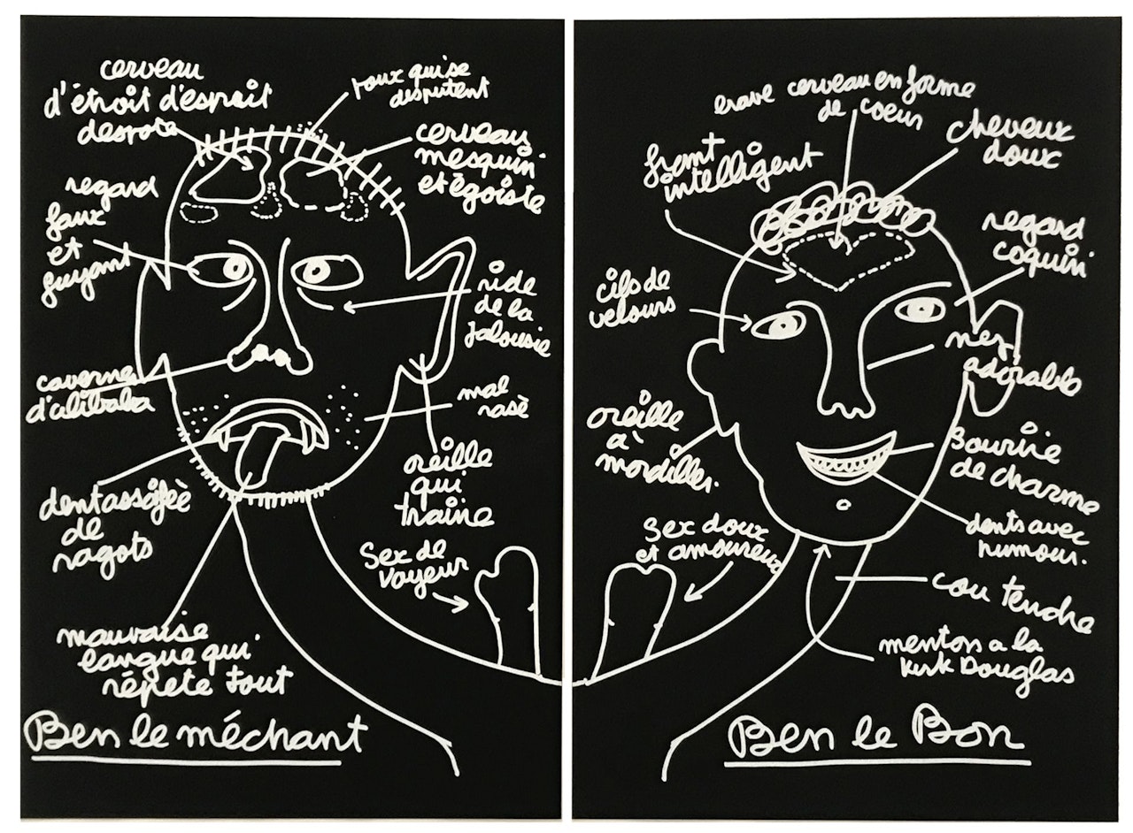 Ben the Good / Ben the Bad by Ben Vautier