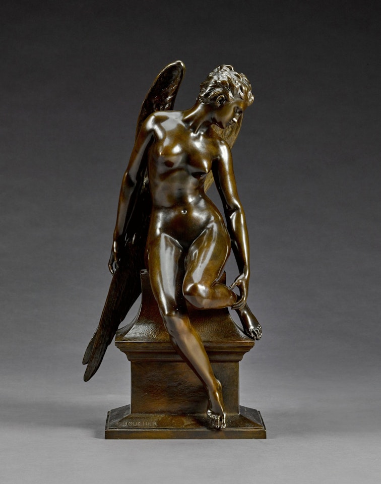 L"hirondelle blessée (The Wounded Swallow) by Alfred Boucher