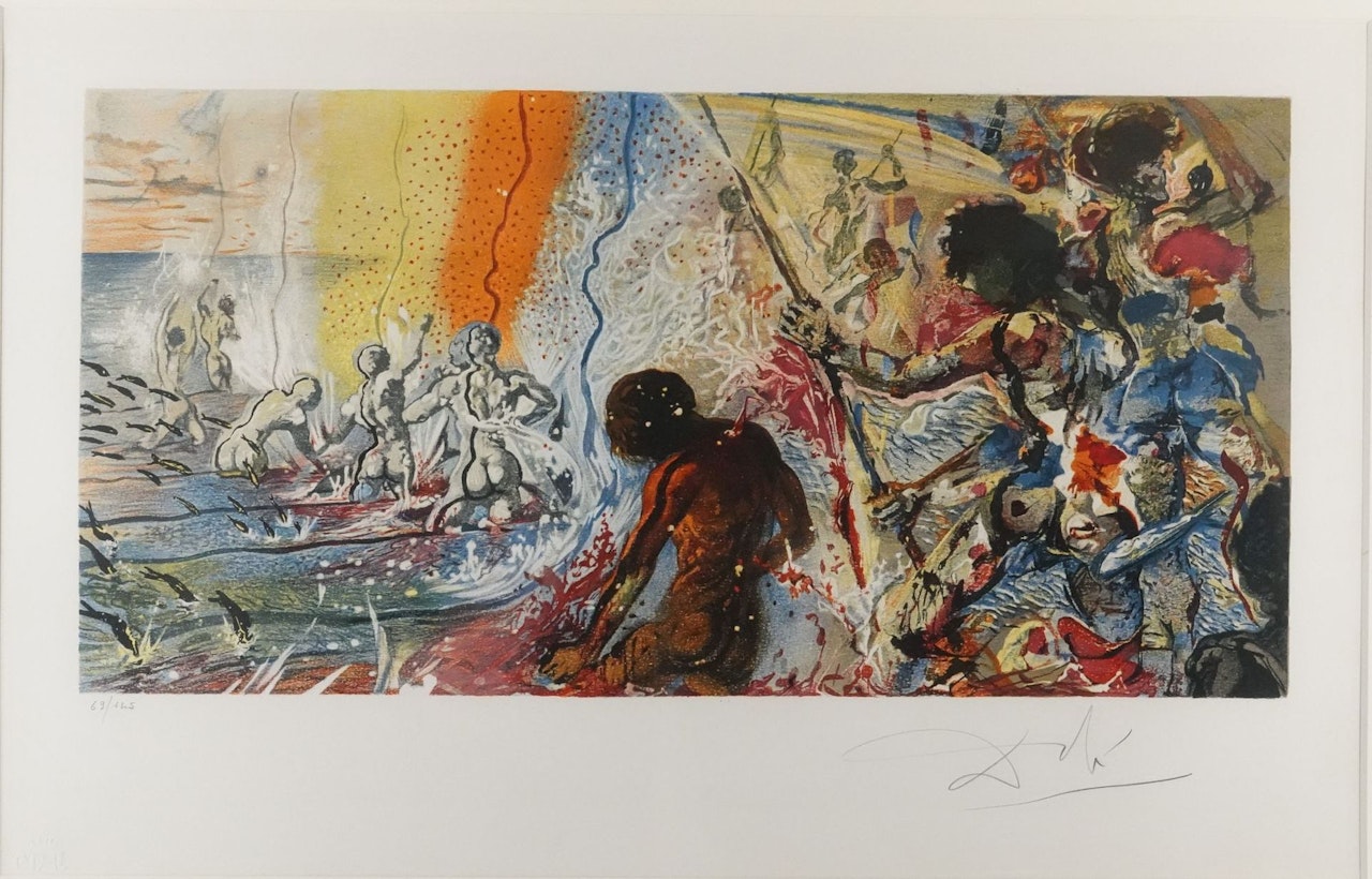 La Pêche au thon by Salvador Dali