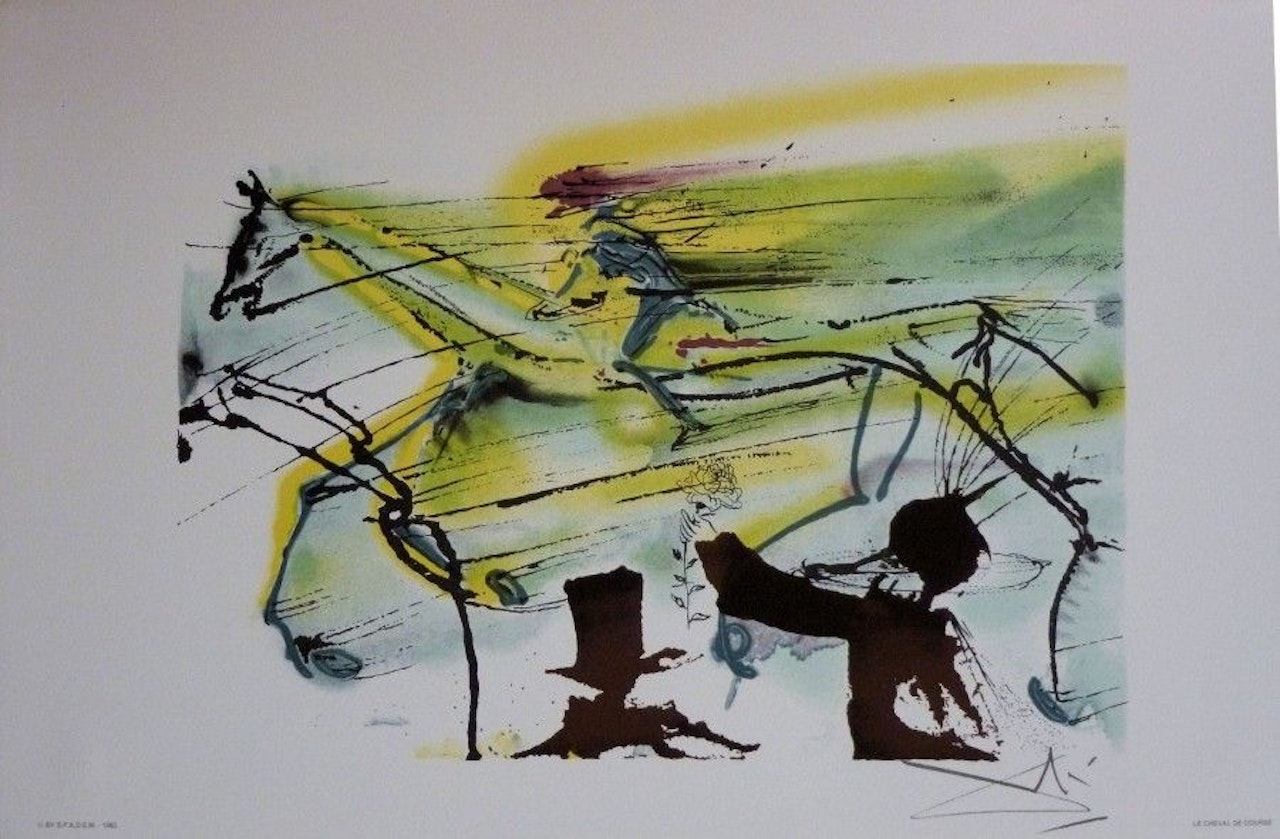 "The Racehorse" by Salvador Dali