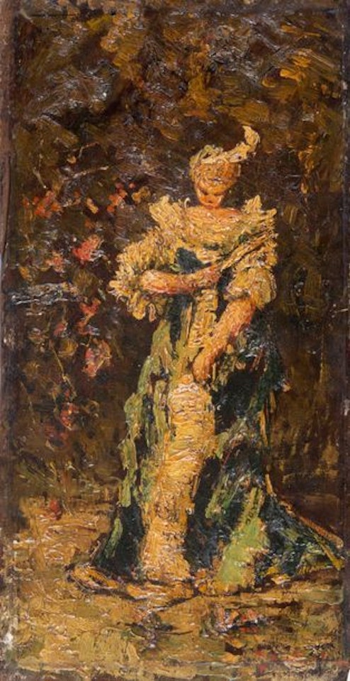The elegant by Adolphe Monticelli