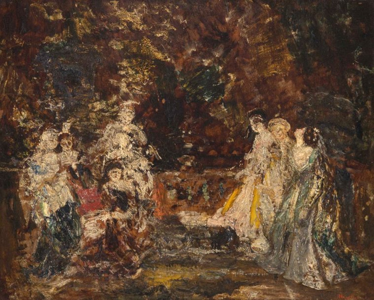 The elegant ones by Adolphe Monticelli