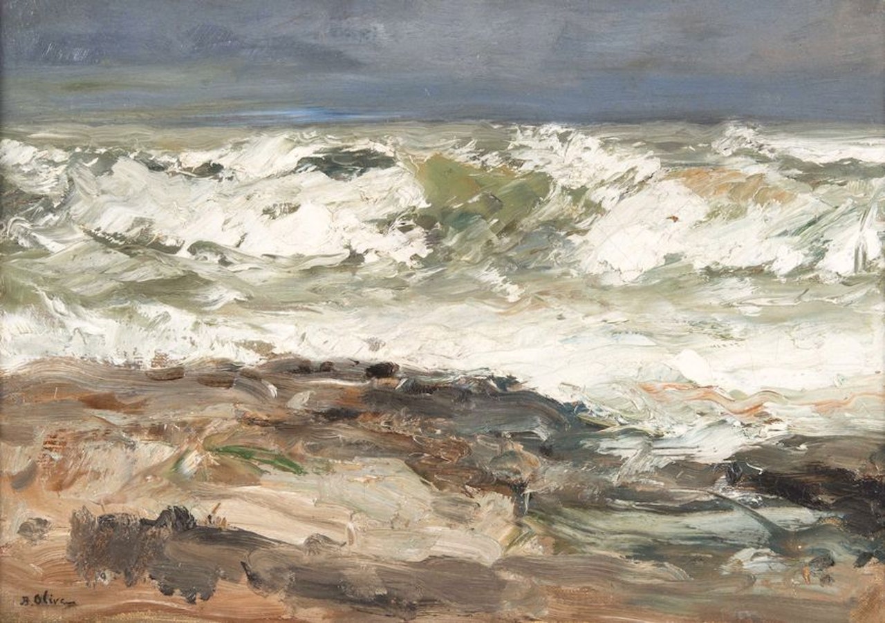 Coastline by storm by Jean Baptiste Olive