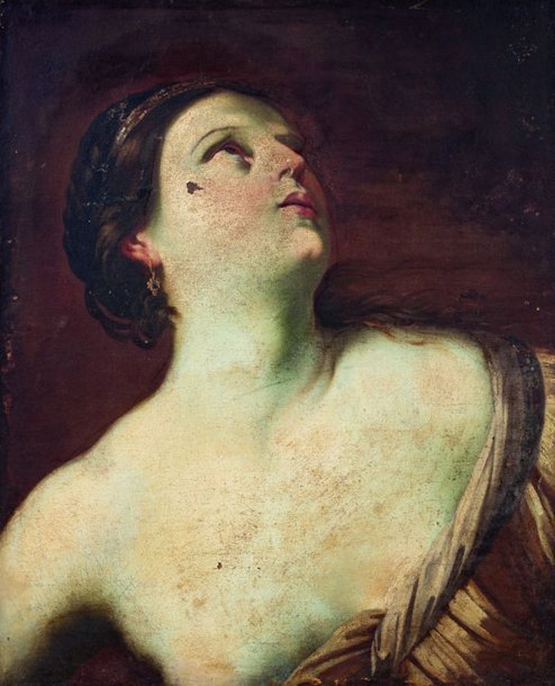 The death of Lucretia according to Guido Reni by French School