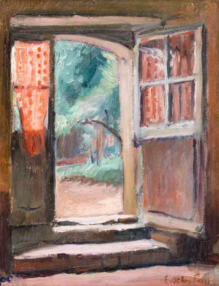 The garden seen from the workshop by Othon Friesz