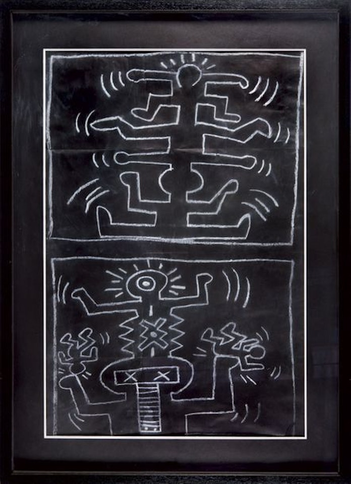Subway Drawing by Keith Haring