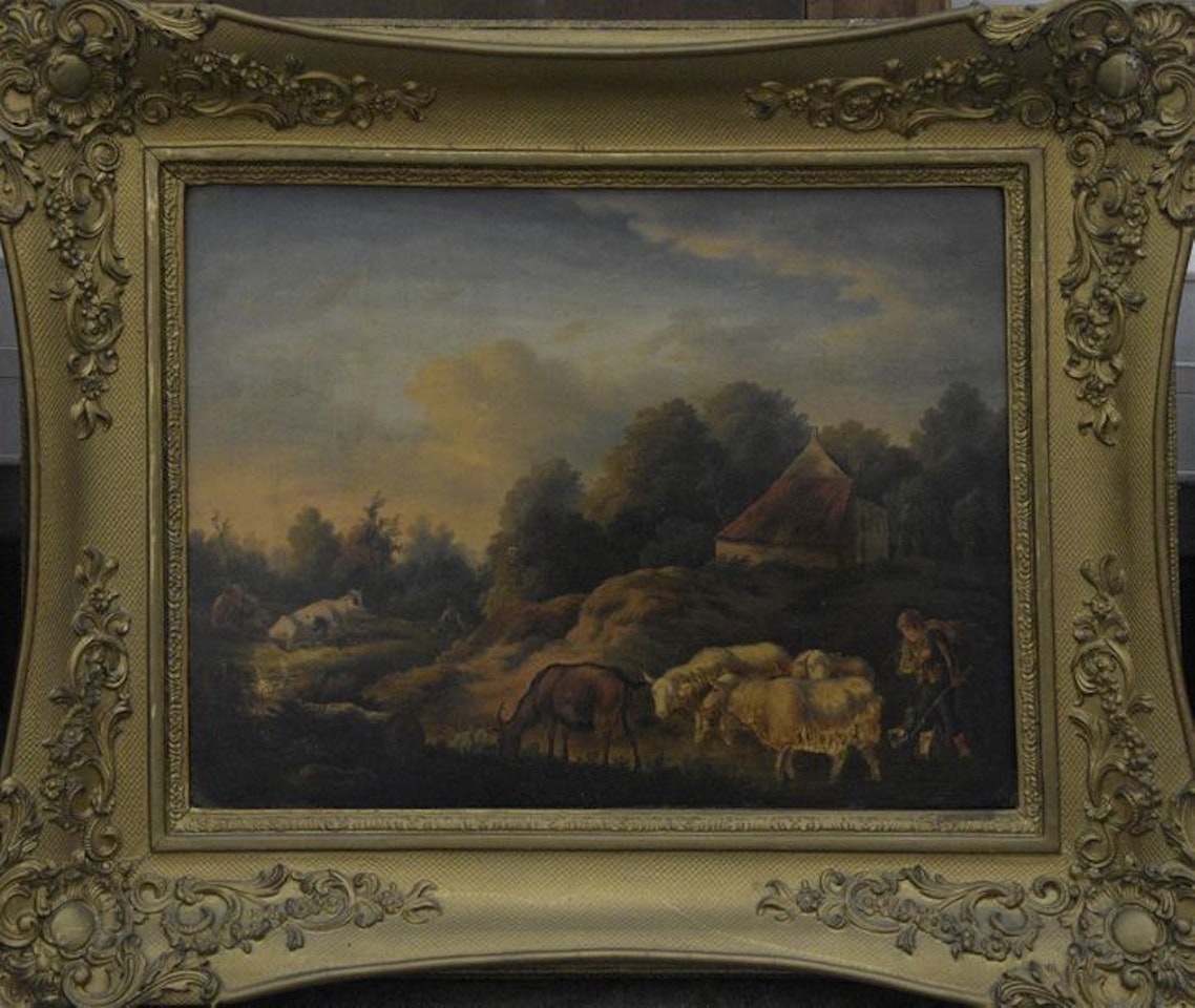 Pastoral scene by French School