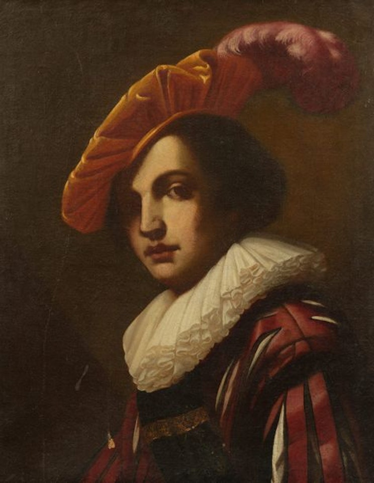 Portrait of a swordsman by French School
