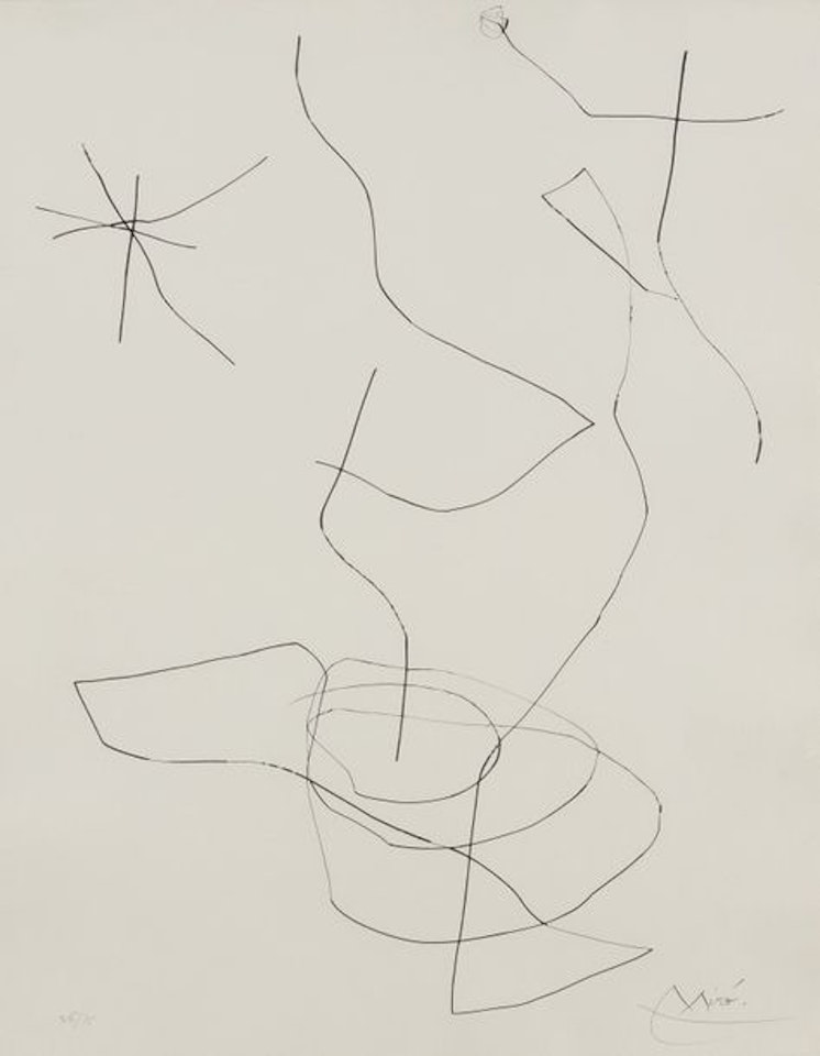 Plate for the Journal of an engraver; Dupin n°771 by Joan Miró