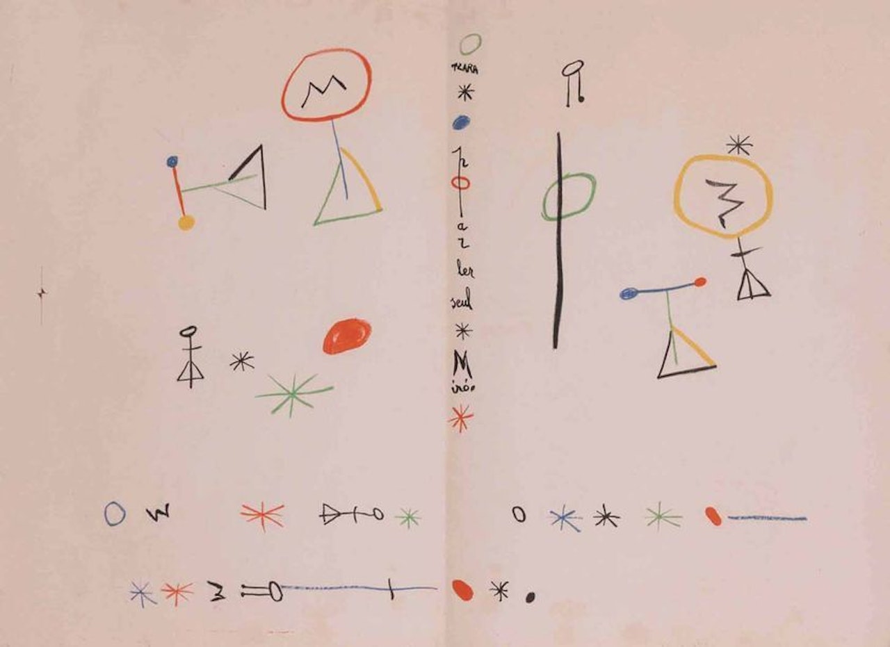 Parler Seul by Joan Miró