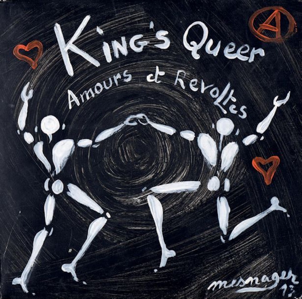 Record cover for the album Amours et révoltes du groupe King"s Queer by Jérôme Mesnager