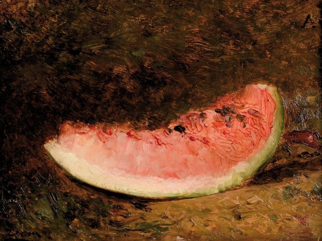 Watermelon by Félix Ziem