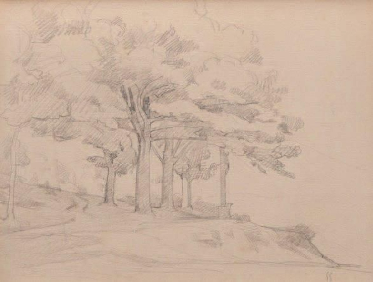Landscape by Gustave Courbet