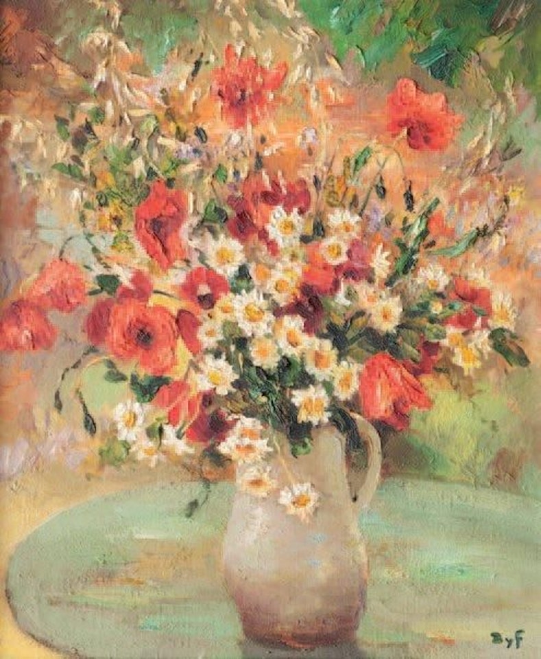 Still life with flowers by Marcel Dyf