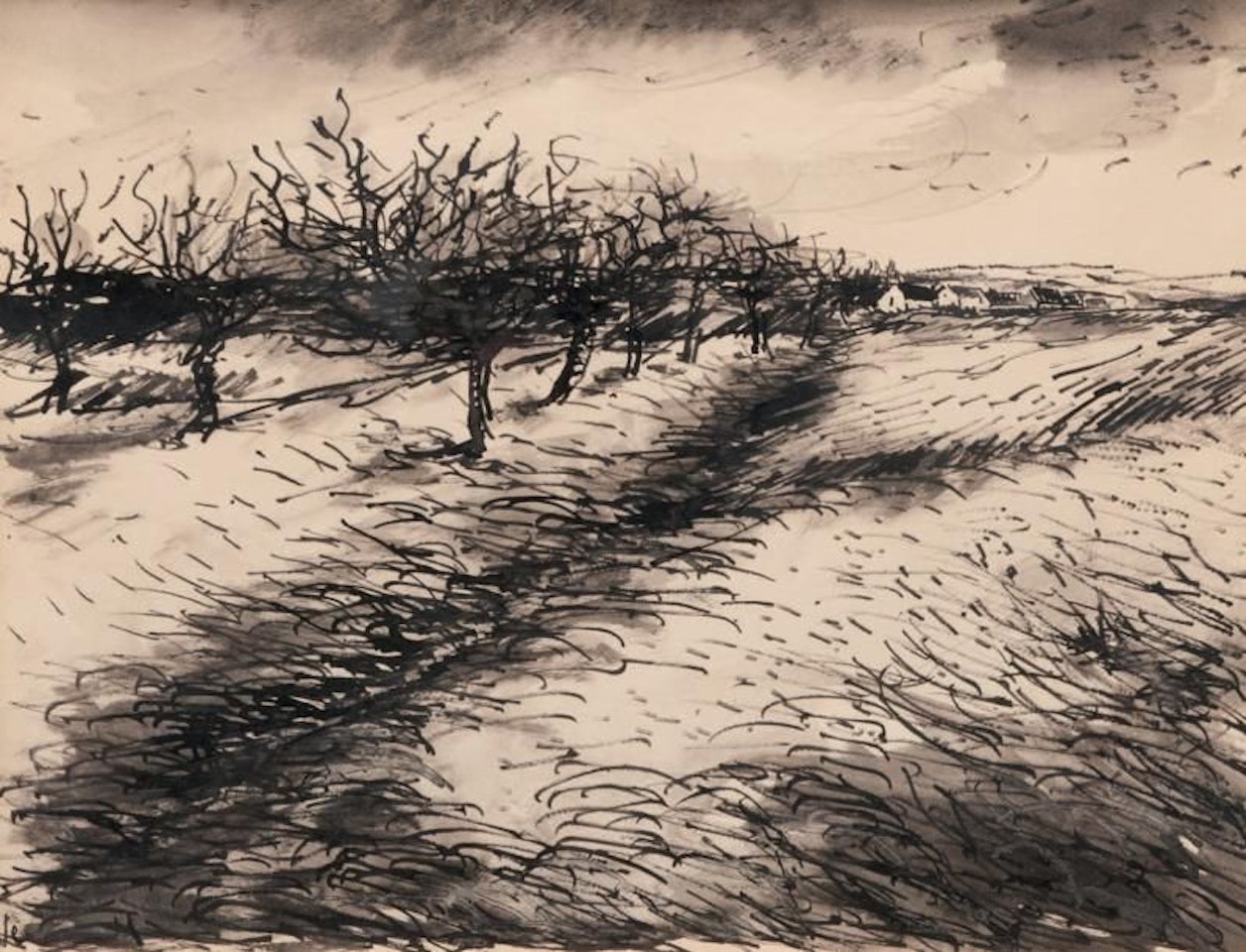 The Tourillière meadow by Maurice de Vlaminck