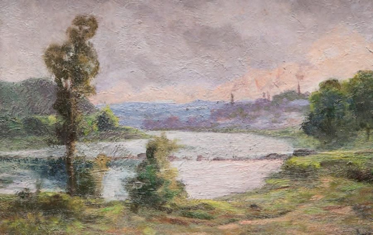 Bank of the Seine by Maximilien Luce