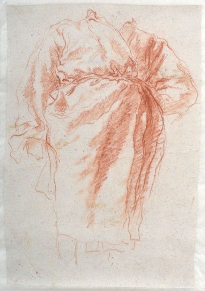 Study of drapery by Giovanni Battista Tiepolo