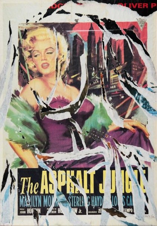 Marilyn Sola by Mimmo Rotella